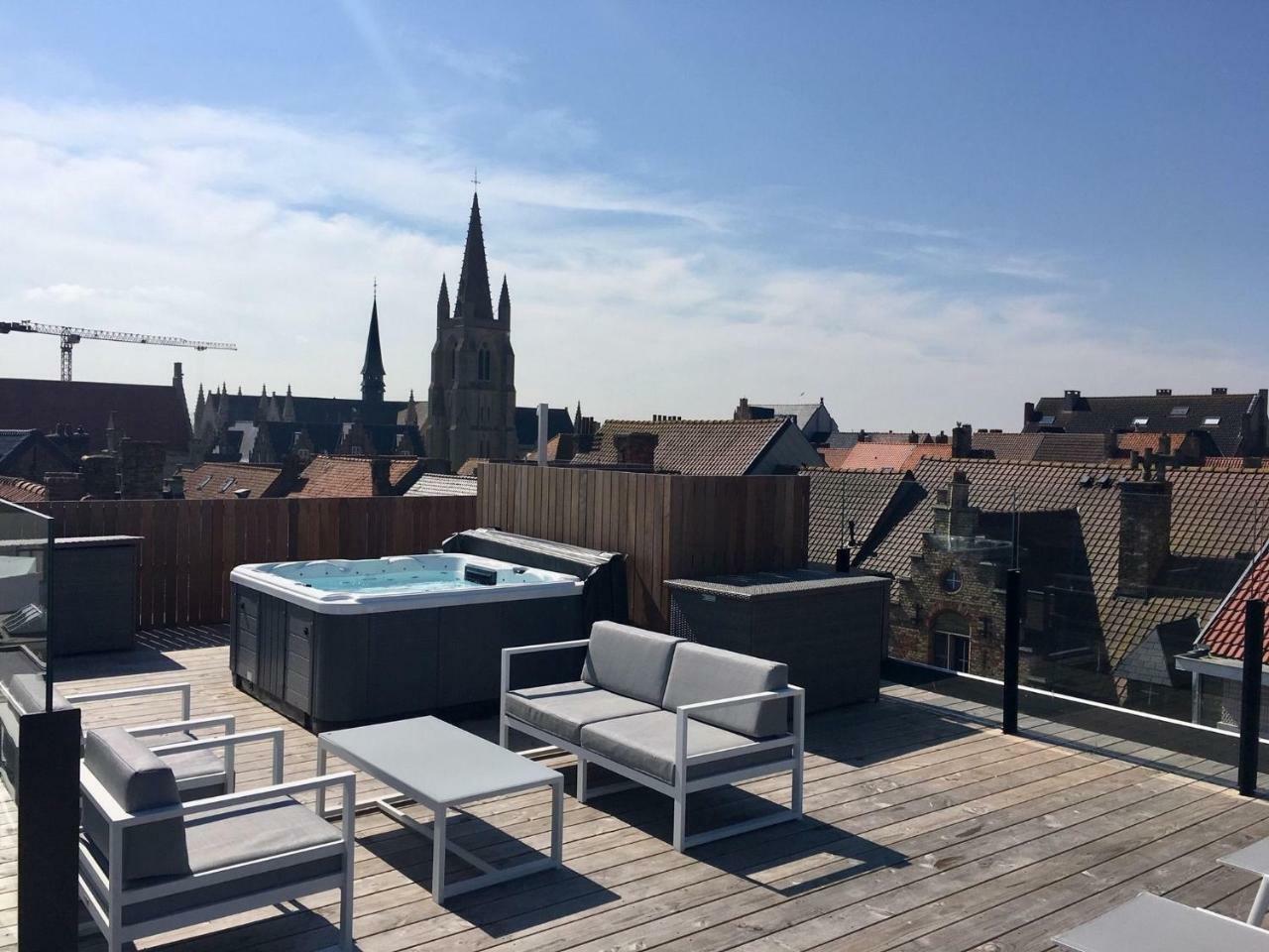 Luxurious Apartment In Nieuwpoort With Jacuzzi Exterior photo